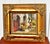 Mediterranean Guido Borelli Signed Oil Painting Italian Mediterranean Courtyard Ornate Frame For Sale - Image 3 of 17