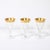 Gold Set of 6 Mid-Century Modernist Gilt Rimmed Wine Glasses by Dorothy Thorpe For Sale - Image 8 of 14