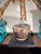 Grand Tour Grand Toiur Style Classical Carved Soapstone Ritual Chalice on the Ebony Base For Sale - Image 3 of 7