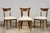French Set of 8 French Directoire Walnut Dining Chairs, Early 19th Century For Sale - Image 3 of 18