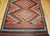 Red Vintage Moroccan Kilim Rug, Hand-Woven Wool, Geometric Pattern, 5' X 13' For Sale - Image 8 of 18