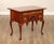 Custom Crafted Vintage Carved Cherry Lowboy Chest with Four Dovetailed Drawers and Brass Hardware