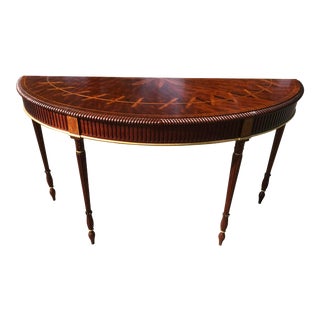 Demi Lune Table by John Widdicomb For Sale