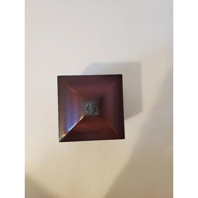 American Petite Wooden Musical Jewelry Box, Vintage For Sale - Image 3 of 7