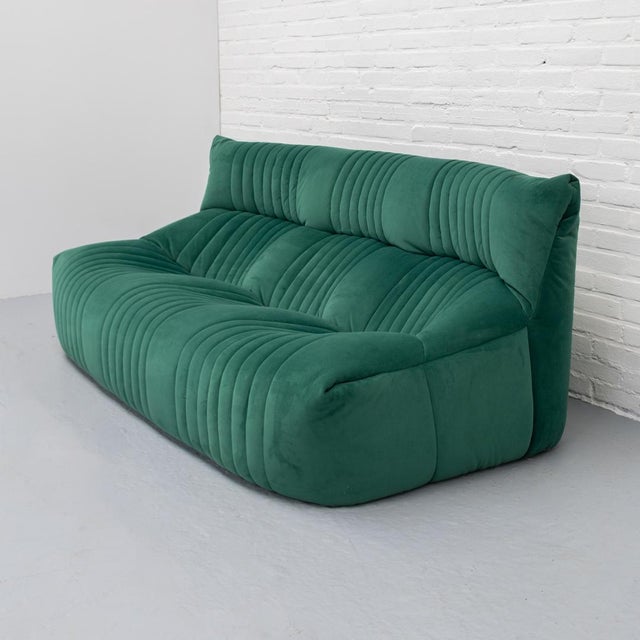 Mid-Century Modern Aralia Three-Seater Sofa by Michel Ducaroy for Ligne Roset, 1970s For Sale - Image 3 of 18