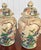 Ceramic Vintage 16" Chinese Chinoiserie Porcelain Cherry Blossom & Bird Urn - A Pair For Sale - Image 7 of 11