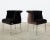 Fendi Pair of Fendi Casa Velvet Chrome Tulip Chairs For Sale - Image 4 of 12
