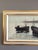 Mid-Century Modern 'Tranquil Moorings' Vintage Original Swedish Impressionist Coastal Landscape Oil Painting, Framed For Sale - Image 6 of 11