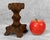 Brutalist Vintage Brutalist Tiki Carved Wood Candlestick Holders - A Pair For Sale - Image 3 of 8