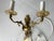 Vintage Rococo Two-Arm Wall Lamp in Brass from Polam-Meos For Sale - Image 4 of 10