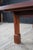 Late 20th Century Artisan Mission Arts & Crafts Craftsman Style Cherry Coffee Cocktail Table 44" For Sale - Image 12 of 12