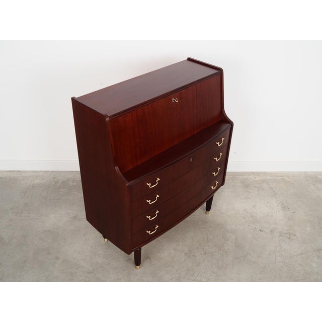 Brown Danish Mahogany Secretary from PMJ Viby J, 1970s For Sale - Image 8 of 15