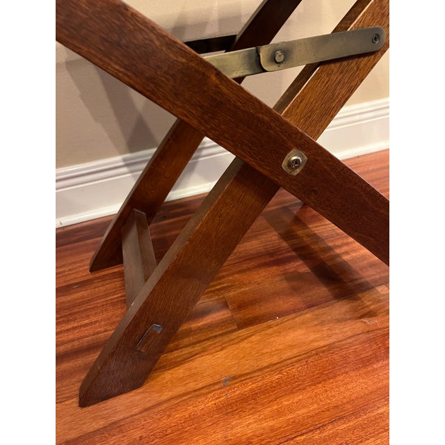 Wood Pottery Barn 1990’s Cane Directors Chair For Sale - Image 7 of 8