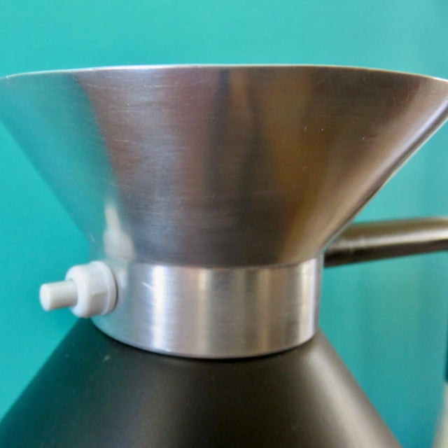 Modernist French Black and White Jumo Desk Lamp, 1950s For Sale - Image 4 of 7