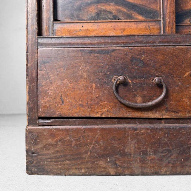 1920s Japanese Tansu Cabinet with Sliding Doors, 1920s For Sale - Image 5 of 17