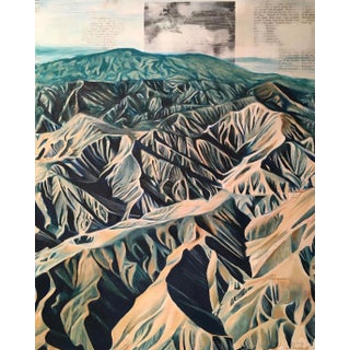 "Probability Pattern" Contemporary Abstract Multimedia Landscape Painting by Britney Penouilh For Sale