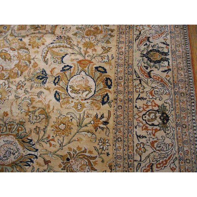 Weaving began in the religious shrine city of Qum in central Persia in the 1930s. Very finely knotted rugs and carpets in...