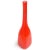 Mid-Century Modern Vintage Murano Fratelli Toso Red Orange Gold Flecks Italian Art Glass Squared Bottle Flower Vase For Sale - Image 3 of 9