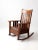 Cabin Antique Mission Rocking Chair For Sale - Image 3 of 12