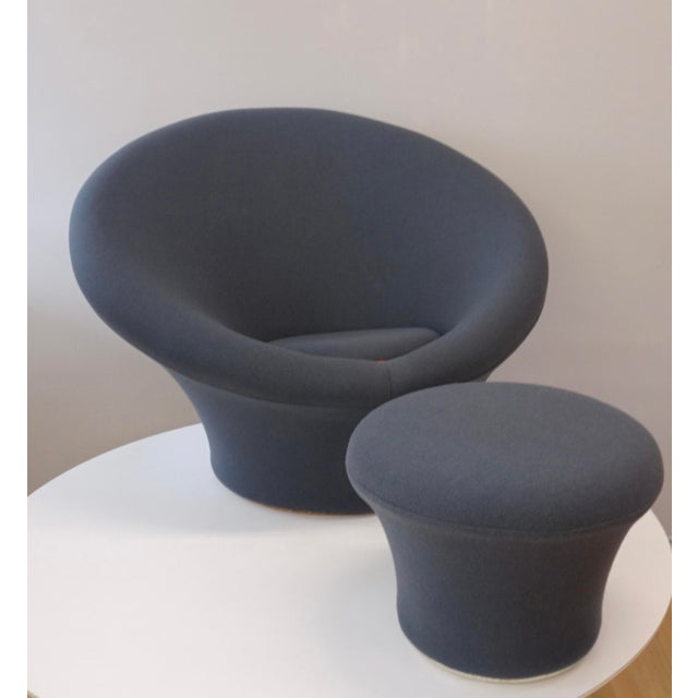 Pierre Paulin F562 Big mushroom and Pouffe ottoman. Chair is from an early edition between 1959 to the mid 60’s....