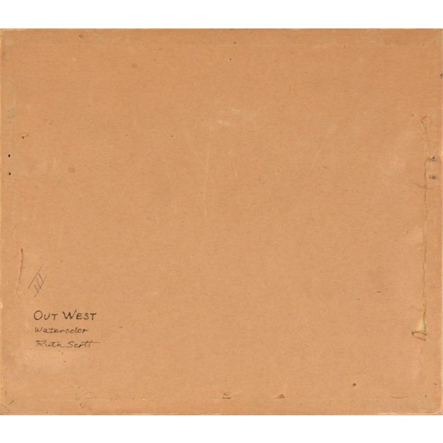 "Out West" Rocky Mountain Landscape by Ruth Scott For Sale - Image 9 of 9