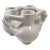 1990s "Unity" White Ceramic Italian Bud Vase or Candle Holder For Sale