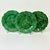 George Jones 1878 Antique Victorian French l'Art Vegetal Green Majolica Clairefountaine Salad Plates - Set of 3 For Sale - Image 4 of 10