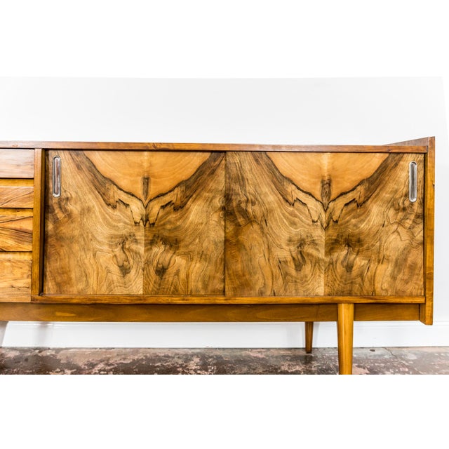 Wood Mid-Century Modern Sideboard from BFN, Poland, 1960 For Sale - Image 7 of 15