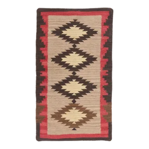 Antique Transitional Navajo-Style Kilim Rug - 01'09 X 03'00
