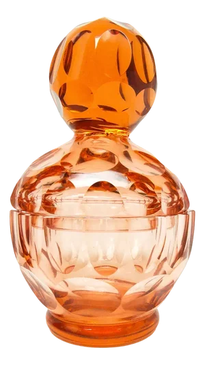 Art Deco Candyer from Moser, Czechoslovakia, 1930s