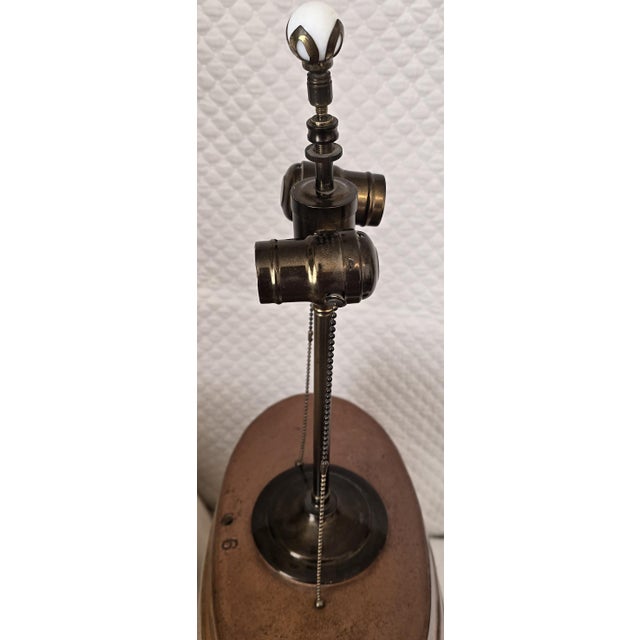 Antique Converted Stoneware Whiskey Barrel Table Lamp For Sale In San Francisco - Image 6 of 6