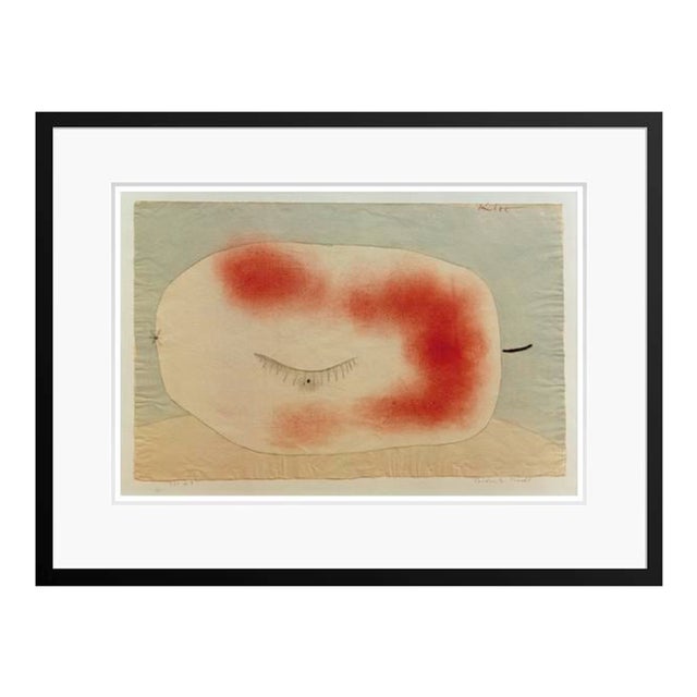 Paul Klee 'Suffering Fruit' Archival Pigment Print Framed in Black Reproduction For Sale