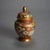 Antique Japanese Satsuma Hand Painted Floral & Gilt Pottery Lidded Urn C1920 Measures - 5.5"h x 3"diam A finely crafted...