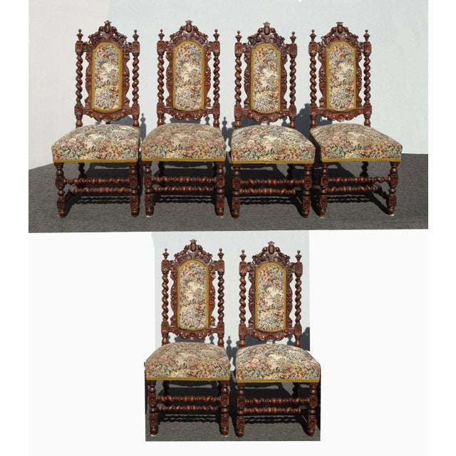 Gorgeous Chairs in Good Antique Condition. There is Wear that is usual for their age. Please study the photos and ask...