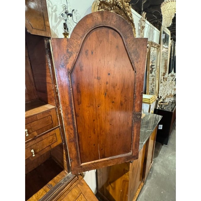 Italian Walnut Secretary For Sale - Image 10 of 10