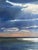 American Signed C. Stein Seascape Oil Painting – Atmospheric Coastal Sunset For Sale - Image 3 of 11