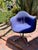 Vintage Eames for Herman Miller upholstered fiberglass shell chair by Summit. Likely created in the 1970s based on the...