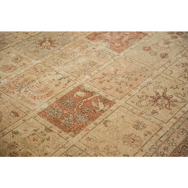 8x10.5 Vintage Distressed Tabriz Carpet For Sale - Image 11 of 12