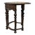 English Jacobean Walnut & Burl Petit Point Top Game Table With Tapestry C1810 For Sale - Image 9 of 16