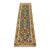 Heriz Runner 2’4” X 7’10” Blue Wool Traditional Hand-Knotted Oriental Rug For Sale