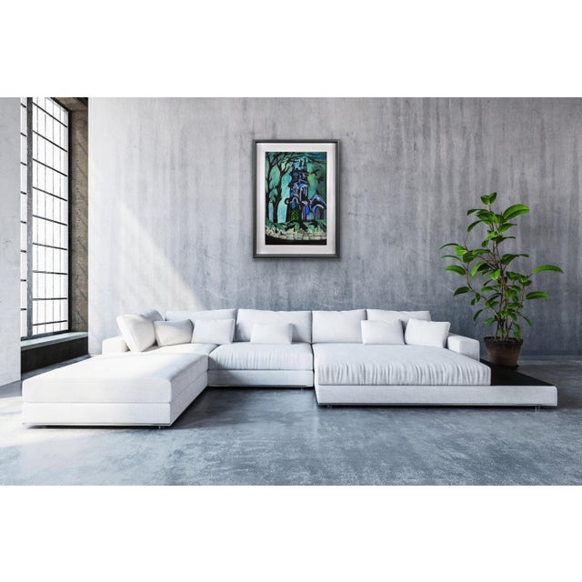 Joan Gillchrest, Church and Churchyard, Mid 20th Century, Oil Painting, Framed For Sale - Image 11 of 18