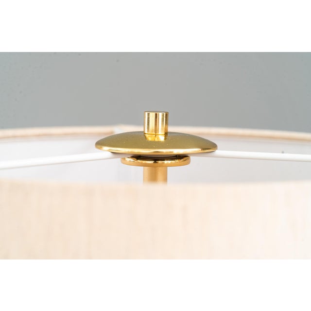 Floor Lamp with Fabric Shade by Rupert Nikoll, Vienna, Austria, 1950s For Sale - Image 9 of 18