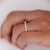 2020s Gia 1.25 Carat Burma Ruby & Pave Diamond 18k White Gold Ring, Size 7 For Sale - Image 5 of 12