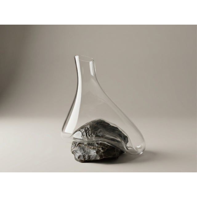Natural Stone Crystal Vase – Wabi Sabi Sculptural Decor For Sale In New York - Image 6 of 8