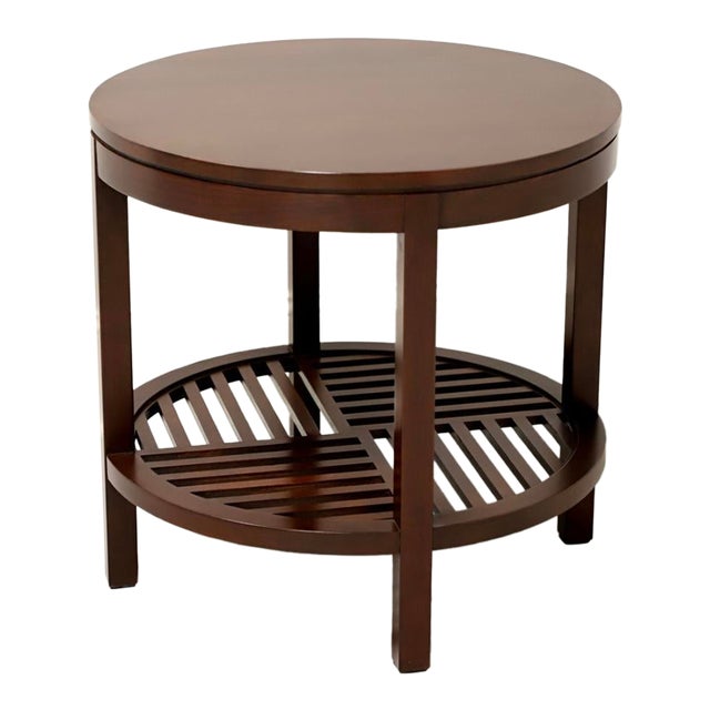 Stickley Metropolitan Cherry Contemporary Round Side Table Model 7778 For Sale