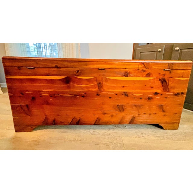 Vintage Mid-Century Solid Pine Cedar Chest by Bally MFG Co For Sale - Image 6 of 15