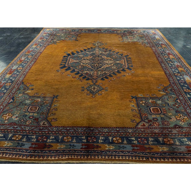 Turkish Oushak Antique Rug 9'11" x 12'9" #20514 Explore a curated collection of hallway runners, wool rugs, and handmade...