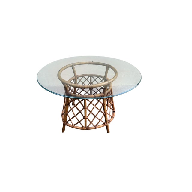Late 20th Century Ficks Reed Dining or Center Table For Sale - Image 5 of 15