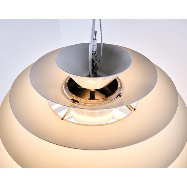 Iconic pendant, ph louvre (formerly called ph kugle), designed by poul henningsen in 1957 for the adventist church in...