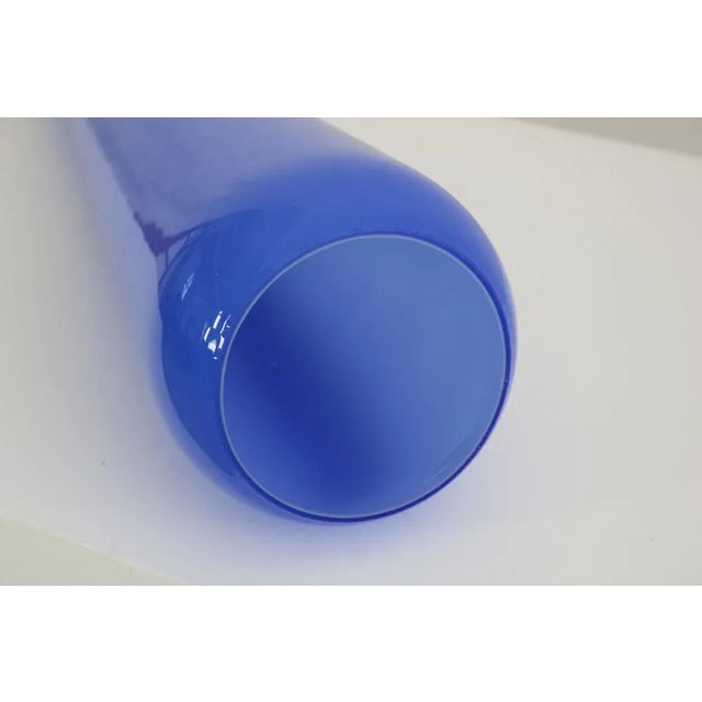 Metal Italian Glass Pendant attributed to Vistosi, 1950s For Sale - Image 7 of 12